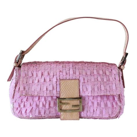 fendi baguette bag vintage pink|fendi baguette size chart.